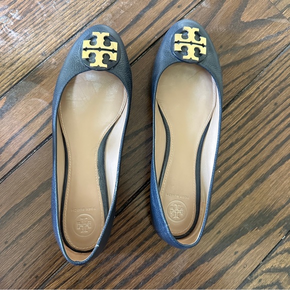 Tory Burch Claire Ballet Flat in Bright Navy - Picture 9 of 11